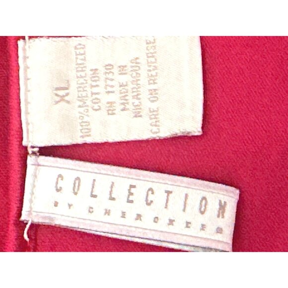 Collection by Cherokee XL Burgundy Dressy Sleeveless V Neck Tank Top Cami - Picture 7 of 8